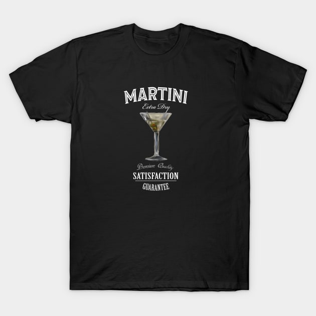 Martini Extra Dry T-Shirt by PeggyNovak